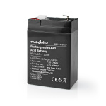 Nedis Battery | Lead-Acid | Rechargeable | 6 V | 4500 mAh