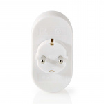 Nedis Power Socket Splitter | Type F (CEE 7/7) | 250 V AC 50 Hz | Type F (CEE 7/7) | 250 V AC 50/60 Hz | 16.0 A | 3500 W | White