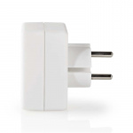 Nedis Power Socket Splitter | Type F (CEE 7/7) | 250 V AC 50 Hz | Type C (CEE 7/16) | 250 V AC 50/60 Hz | 2.5 A | 1700 W | White