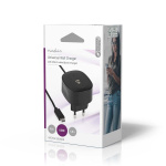 Nedis Wall Charger | Quick charge feature | 1x 3.0 A | Number of outputs: 1 | USB-C™ (Fixed) Cable | 1.50 m | Single Voltage Output | Black