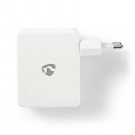 Nedis Wall Charger | 2x 1.0 A / 2x 2.4 A | Number of outputs: 4 | Port type: 4x USB-A | No Cable Included | 24 W | Single Voltage Output