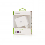 Nedis Wall Charger | 2x 1.0 A / 2x 2.4 A | Number of outputs: 4 | Port type: 4x USB-A | No Cable Included | 24 W | Single Voltage Output