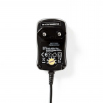 Nedis Universal AC Power Adapter | 7.20 W | 3 - 12 V DC | 1.80 m | 1.0 A | 6 plug(s) | Black Nedis Universal AC Power Adapter | 7.20 W | 3 - 12 V DC | 1.80 m | 1.0 A | 6 plug(s) | Black