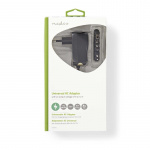 Nedis Universal AC Power Adapter | 7.20 W | 3 - 12 V DC | 1.80 m | 1.0 A | 6 plug(s) | Black Nedis Universal AC Power Adapter | 7.20 W | 3 - 12 V DC | 1.80 m | 1.0 A | 6 plug(s) | Black