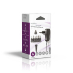 Nedis Universal AC Power Adapter | 7.20 W | 3 - 12 V DC | 1.80 m | 1.0 A | 6 plug(s) | Black Nedis Universal AC Power Adapter | 7.20 W | 3 - 12 V DC | 1.80 m | 1.0 A | 6 plug(s) | Black