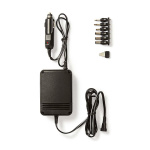 Nedis Universal DC/DC Power Adapter | Car Adapter | 24 W | Input voltage: 12 V DC / 24 V DC | 1.5 / 3 / 4.5 / 6 / 7.5 / 9 / 12 V DC | Maximum output current per port: 2.0 A | Black Nedis Universal DC/DC Power Adapter | Car Adapter | 24 W | Input voltage: 12 V DC / 24 V DC | 1.5 / 3 / 4.5 / 6 / 7.5 / 9 / 12 V DC | Maximum output current per port: 2.0 A | Black