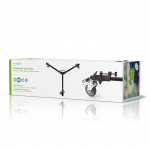 Nedis Tripod Dolly | Maximum load capacity: 20.0 kg | Tripod diameter range: 29.0 mm | Travel bag included | Leg locks | Aluminium | Black Nedis Tripod Dolly | Maximum load capacity: 20.0 kg | Tripod diameter range: 29.0 mm | Travel bag included | Leg locks | Aluminium | Black