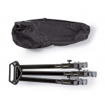 Nedis Tripod Dolly | Maximum load capacity: 20.0 kg | Tripod diameter range: 29.0 mm | Travel bag included | Leg locks | Aluminium | Black Nedis Tripod Dolly | Maximum load capacity: 20.0 kg | Tripod diameter range: 29.0 mm | Travel bag included | Leg locks | Aluminium | Black
