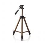 Nedis Tripod | Maximum load capacity: 2.0 kg | Minimum working height: 40.5 cm | Maximum working height: 128.0 cm | 4 Segments | Pan | Travel bag included | ABS / Aluminium | Black / Bronze Nedis Tripod | Maximum load capacity: 2.0 kg | Minimum working height: 40.5 cm | Maximum working height: 128.0 cm | 4 Segments | Pan | Travel bag included | ABS / Aluminium | Black / Bronze