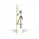 Nedis Tripod | Maximum load capacity: 2.0 kg | Minimum working height: 40.5 cm | Maximum working height: 128.0 cm | 4 Segments | Pan | Travel bag included | ABS / Aluminium | Black / Bronze Nedis Tripod | Maximum load capacity: 2.0 kg | Minimum working height: 40.5 cm | Maximum working height: 128.0 cm | 4 Segments | Pan | Travel bag included | ABS / Aluminium | Black / Bronze