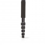 Nedis Tripod | Maximum load capacity: 3.0 kg | Minimum working height: 17.5 cm | Maximum working height: 145.0 cm | 3 Segments | Ball Head | Travel bag included | Reversible center column | ABS / Aluminium | Black