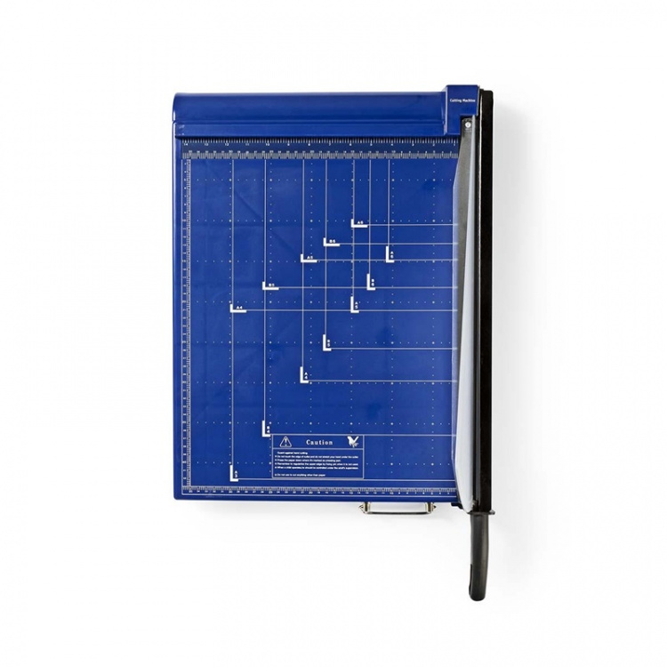 Nedis Paper Cutting Machine | Max. cutting size: 297 x 420 mm | Type of knife: Metal | Metal | Black / Blue