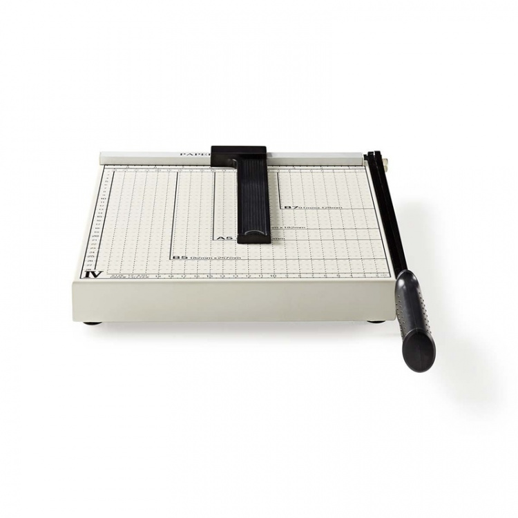 Nedis Paper Cutting Machine | Max. cutting size: 210 x 297 mm | Type of knife: Metal | Metal | Black / White