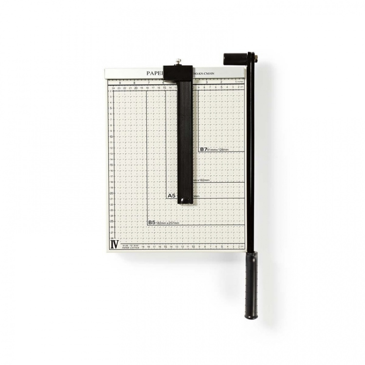Nedis Paper Cutting Machine | Max. cutting size: 210 x 297 mm | Type of knife: Metal | Metal | Black / White