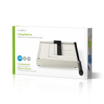 Nedis Paper Cutting Machine | Max. cutting size: 210 x 297 mm | Type of knife: Metal | Metal | Black / White