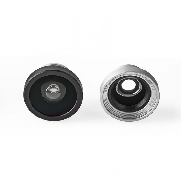 Nedis Camera Lens Kit | Used for: Smartphone / Tablet | 3-in-1 | Lens type: Fish Eye / Macro / Wide Angle | Screw and Plug