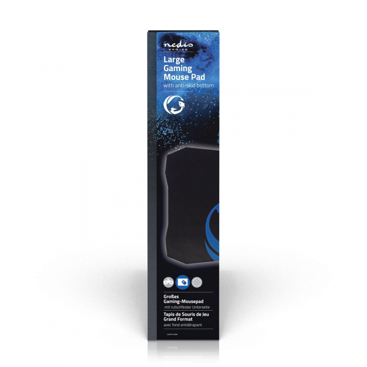 Nedis Gaming Mouse Pad | Microfiber / Rubber | Black