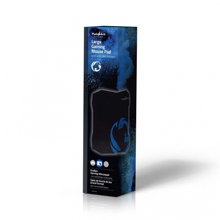 Nedis Gaming Mouse Pad | Microfiber / Rubber | Black