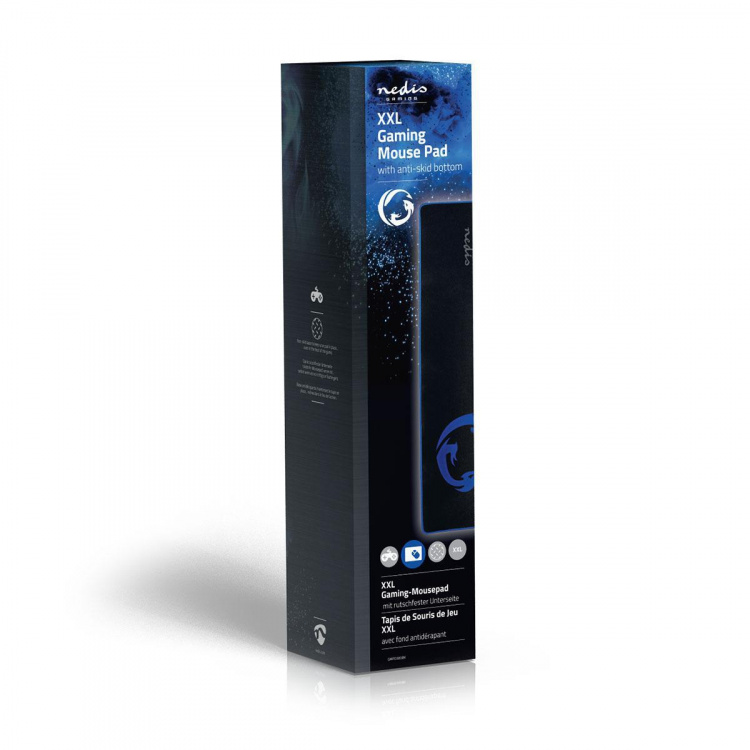 Nedis Gaming Mouse Pad | Microfiber / Rubber | Black