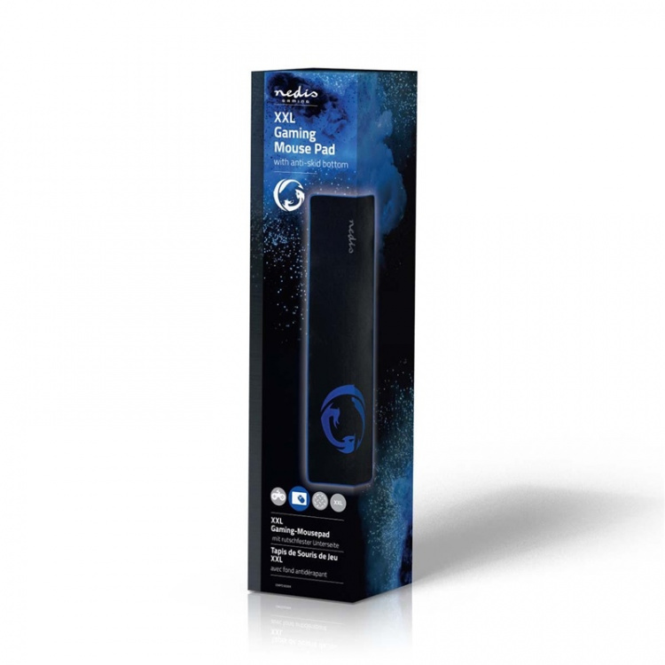 Nedis Gaming Mouse Pad | Microfiber / Rubber | Black