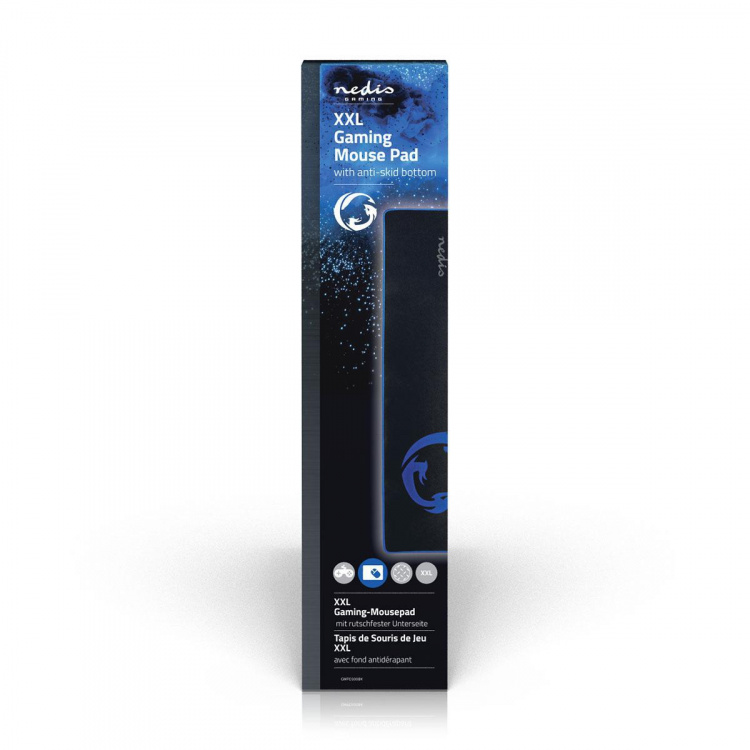 Nedis Gaming Mouse Pad | Microfiber / Rubber | Black