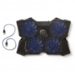 Gaming Notebook Cooler | Number of fans: 4 | USB Powered | 15 