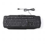Nedis Wired Gaming Keyboard | USB 2.0 | Membrane Keys | LED | US International | US Layout | USB Powered | Power cable length: 1.50 m | Gaming