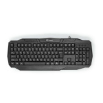 Nedis Wired Gaming Keyboard | USB 2.0 | Membrane Keys | LED | US International | US Layout | USB Powered | Power cable length: 1.50 m | Gaming