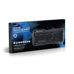 Nedis Wired Gaming Keyboard | USB 2.0 | Membrane Keys | LED | US International | US Layout | USB Powered | Power cable length: 1.50 m | Gaming