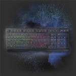 Nedis Wired Gaming Keyboard | USB 2.0 | Membrane Keys | LED | US International | US Layout | USB Powered | Power cable length: 1.50 m | Gaming