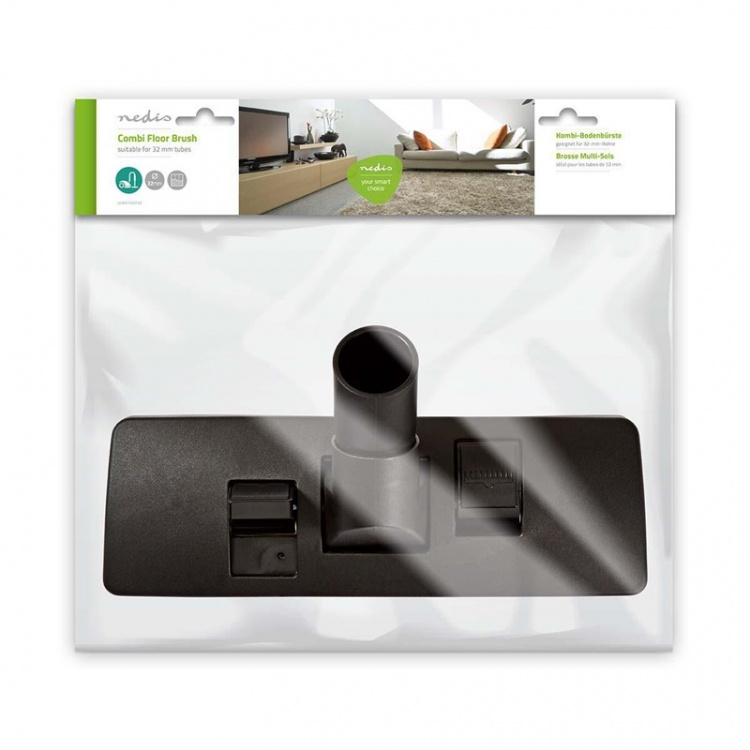 Nedis Combi Floor Brush | Plastic | Universally applicable | 32 mm Nedis Combi Floor Brush | Plastic | Universally applicable | 32 mm