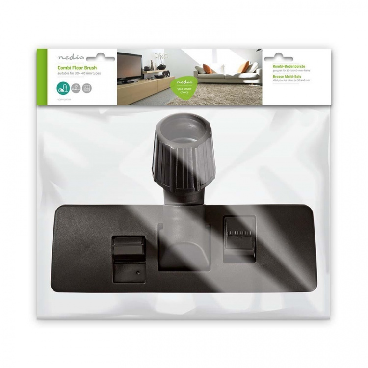 Nedis Combi Floor Brush | Plastic | Universally applicable | 30 - 40 mm
