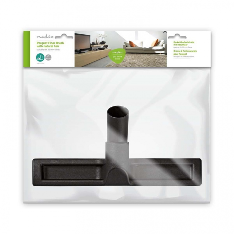Nedis Parquet Floor Brush | Natural Hair | Replacement for: A.E.G. / Electrolux / Fam / Holland Electro / Nilfisk / Numatic / Philips