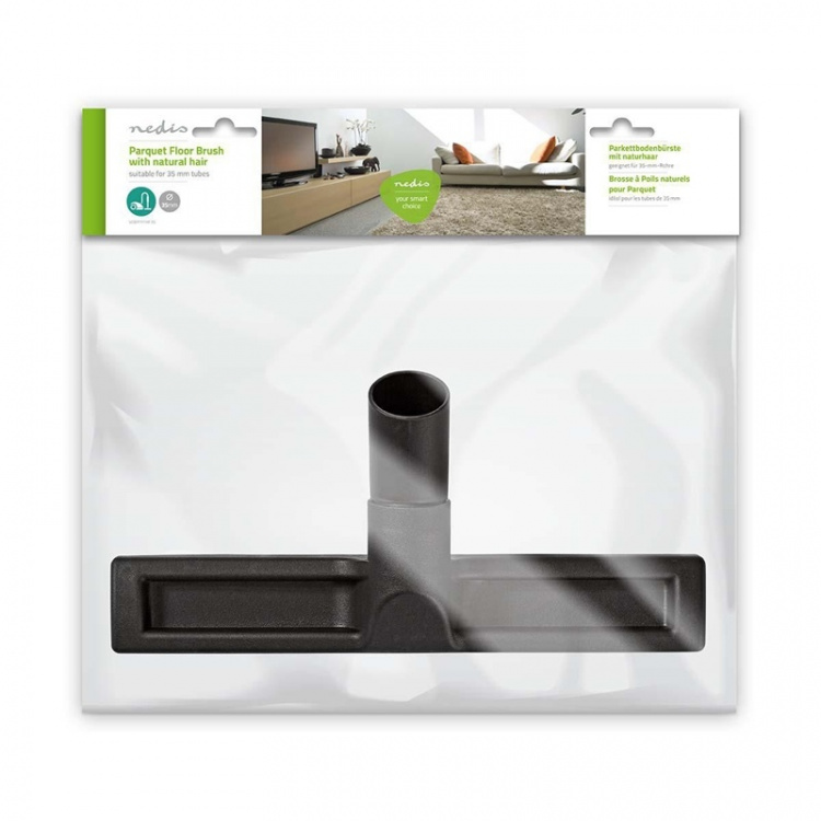 Nedis Parquet Floor Brush | Natural Hair | Replacement for: Bosch / Miele / Panasonic / Rowenta / Samsung / Siemens Nedis Parquet Floor Brush | Natural Hair | Replacement for: Bosch / Miele / Panasonic / Rowenta / Samsung / Siemens