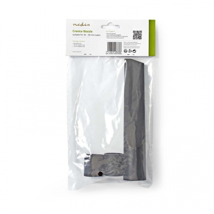 Nedis Crevice Nozzle | 30 - 35 mm | Suitable for: Universal | Black | Plastic