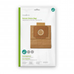 Nedis Vacuum Cleaner Bag | 10 pcs | Paper | Most sold for: AEG / Electrolux | Brown