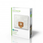 Nedis Vacuum Cleaner Bag | 4 pcs | Synthetic | Most sold for: AEG | White