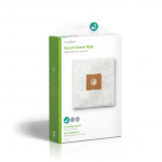 Nedis Vacuum Cleaner Bag | 4 pcs | Synthetic | Most sold for: Universal | White