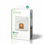 Nedis Vacuum Cleaner Bag | 4 pcs | Synthetic | Most sold for: Electrolux | White