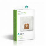 Nedis Vacuum Cleaner Bag | 4 pcs | Synthetic | Most sold for: Electrolux | White