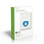 Nedis Vacuum Cleaner Bag | 4 pcs | Synthetic | Most sold for: Nilfisk | White