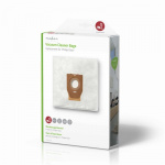 Nedis Vacuum Cleaner Bag | 4 pcs | Synthetic | Most sold for: Philips | White