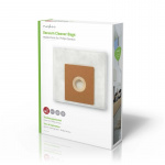 Nedis Vacuum Cleaner Bag | 4 pcs | Synthetic | Most sold for: Philips | White