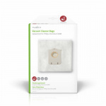 Nedis Vacuum Cleaner Bag | 4 pcs | Synthetic | Most sold for: Philips / Electrolux | White
