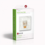 Nedis Vacuum Cleaner Bag | 4 pcs | Synthetic | Most sold for: Bosch / Siemens | White