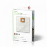 Nedis Vacuum Cleaner Bag | 4 pcs | Synthetic | Most sold for: H.E. - Goldstar - LG Sweefty/Dino/TB33 | White