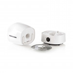 Nedis Air Humidifier | 110 W | With Cool and Warm Mist | 5.5 l | Hygrometer | Timer | Suitable for space up to: 50 m² | Grey / White Nedis Air Humidifier | 110 W | With Cool and Warm Mist | 5.5 l | Hygrometer | Timer | Suitable for space up to: 50 m² | Grey / White