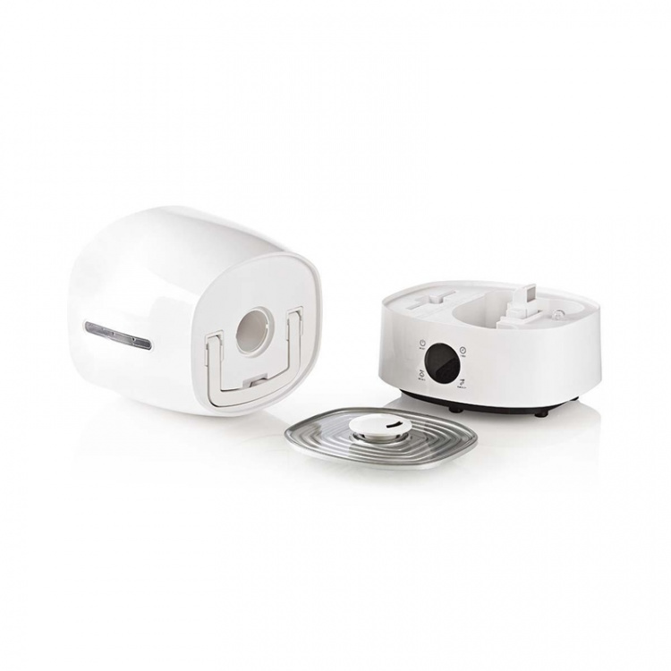 Nedis Air Humidifier | 110 W | With Cool and Warm Mist | 5.5 l | Hygrometer | Timer | Suitable for space up to: 50 m² | Grey / White Nedis Air Humidifier | 110 W | With Cool and Warm Mist | 5.5 l | Hygrometer | Timer | Suitable for space up to: 50 m² | Grey / White