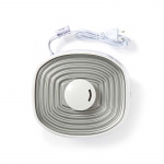 Nedis Air Humidifier | 110 W | With Cool and Warm Mist | 5.5 l | Hygrometer | Timer | Suitable for space up to: 50 m² | Grey / White Nedis Air Humidifier | 110 W | With Cool and Warm Mist | 5.5 l | Hygrometer | Timer | Suitable for space up to: 50 m² | Grey / White