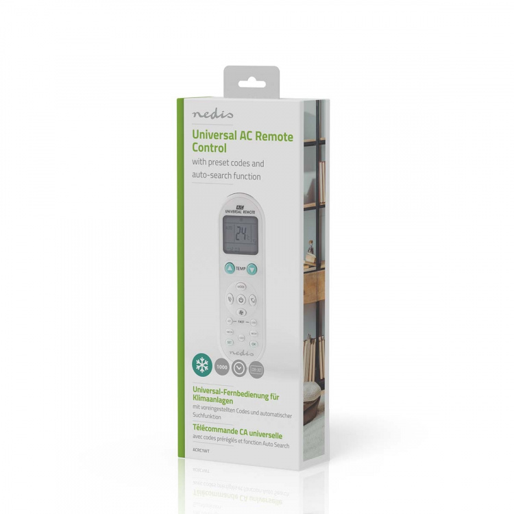 Nedis Universal Air Conditioner Remote Control | Programming functions | 2x AAA/LR03 Nedis Universal Air Conditioner Remote Control | Programming functions | 2x AAA/LR03